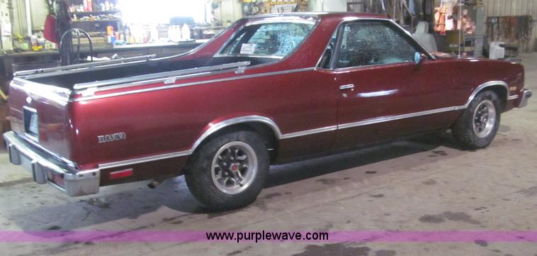 image for item B5317 1984 Chevrolet El Camino