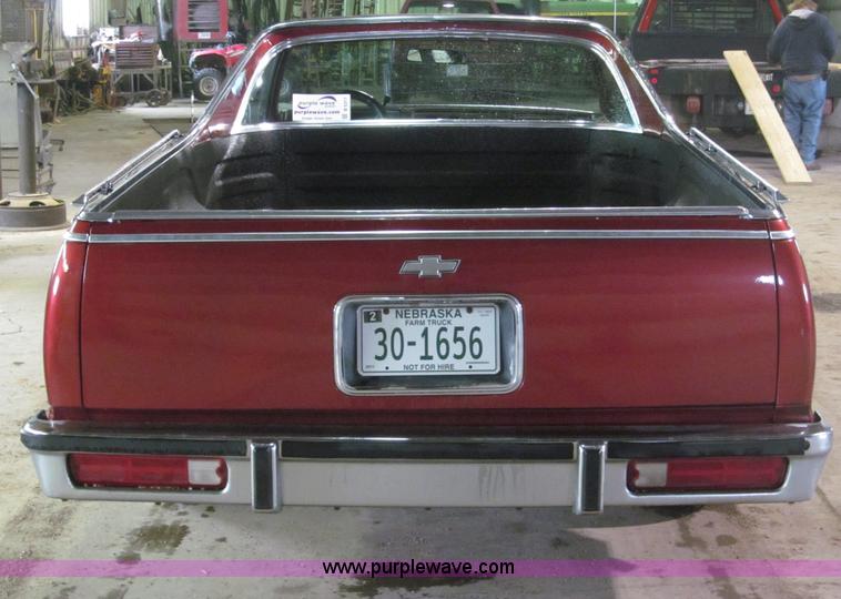 image for item B5317 1984 Chevrolet El Camino