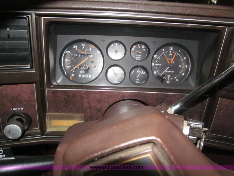 image for item B5317 1984 Chevrolet El Camino