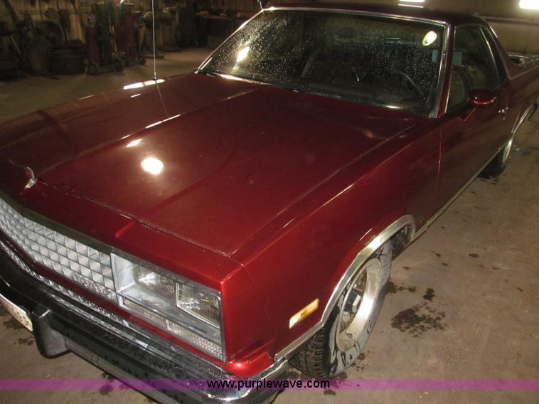 image for item B5317 1984 Chevrolet El Camino