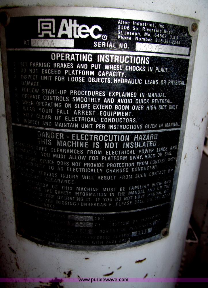 image for item B5319 1997 Ford F350 XL 35' boom truck