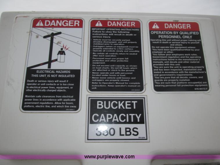 image for item B5319 1997 Ford F350 XL 35' boom truck