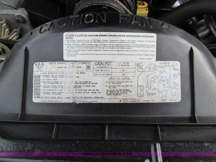 image for item D7128 1982 Cadillac DeVille