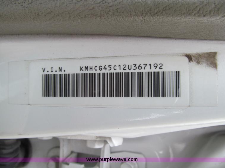 image for item D7130 2002 Hyundai Accent GL