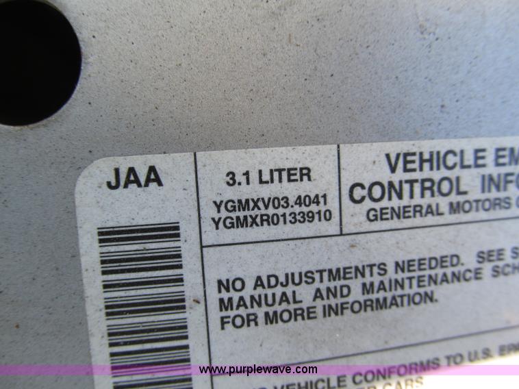 image for item E5876 2000 Buick Century Custom