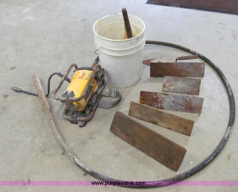 image for item O9130 Oztec Industries concrete vibrator and hand tools
