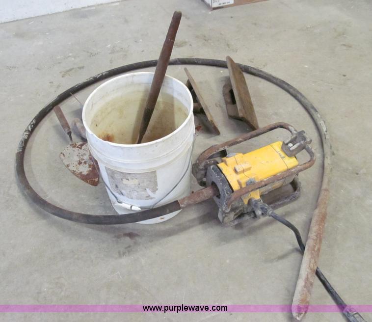 image for item O9130 Oztec Industries concrete vibrator and hand tools