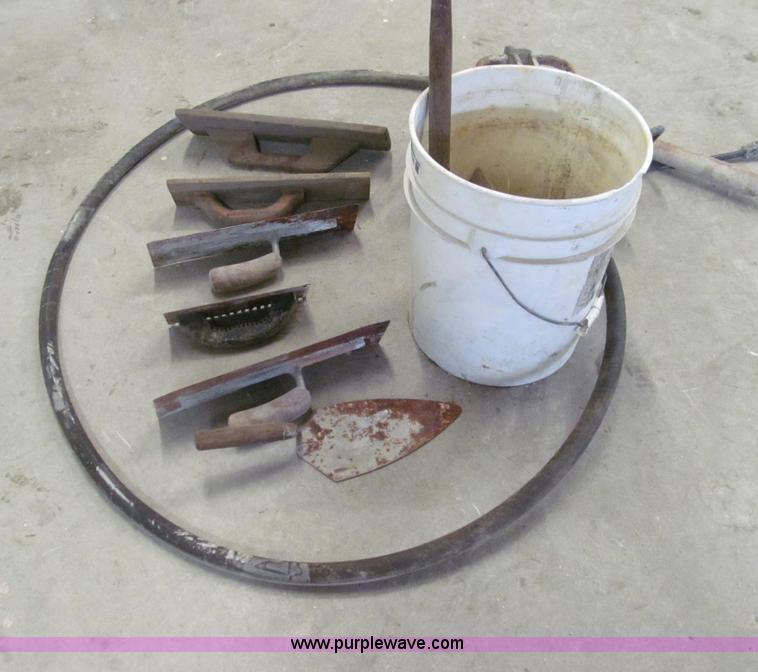 image for item O9130 Oztec Industries concrete vibrator and hand tools