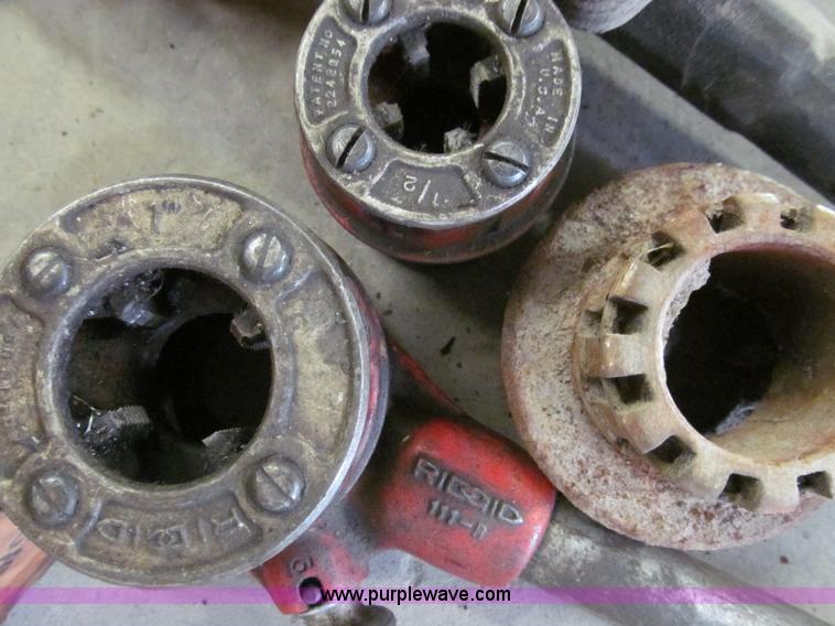 image for item O9139 Ridgid pipe threader set