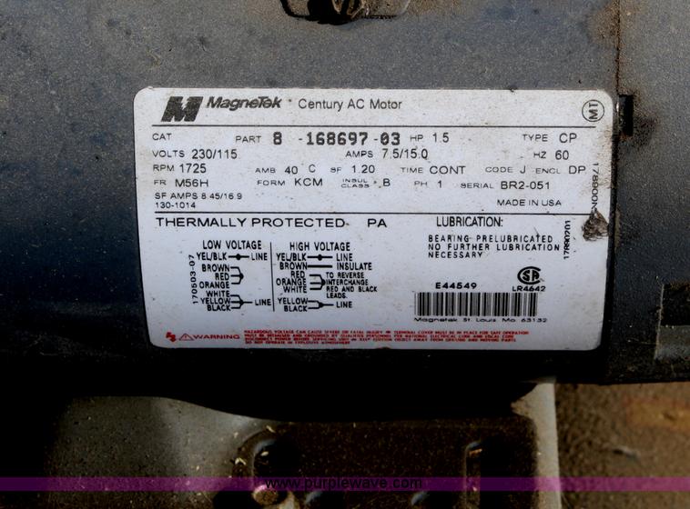 image for item S9781 Emglo air compressor