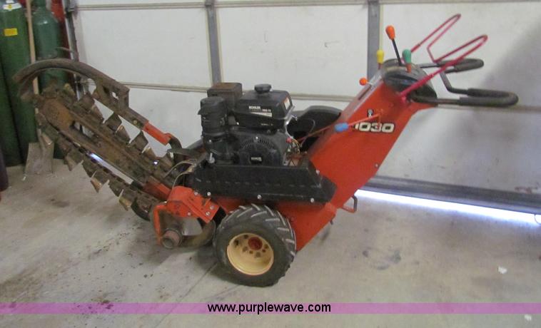 image for item V9498 Ditch Witch 1030 walk-behind trencher