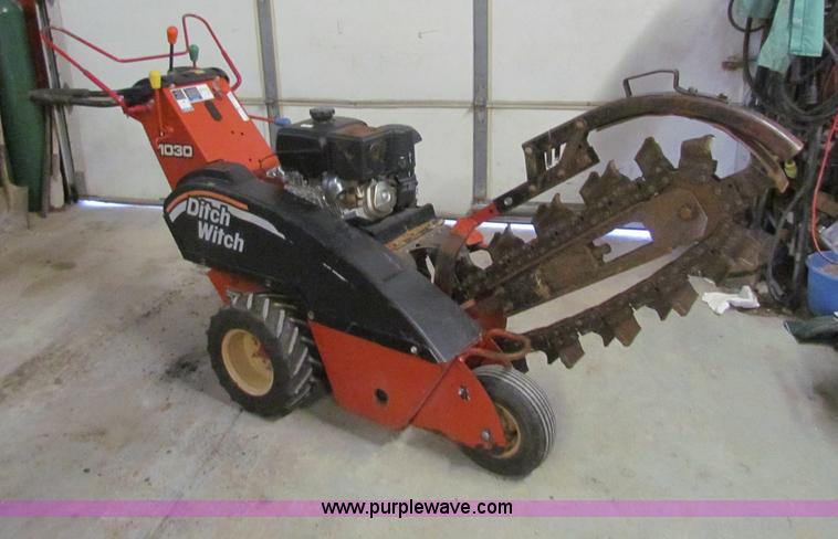 image for item V9498 Ditch Witch 1030 walk-behind trencher
