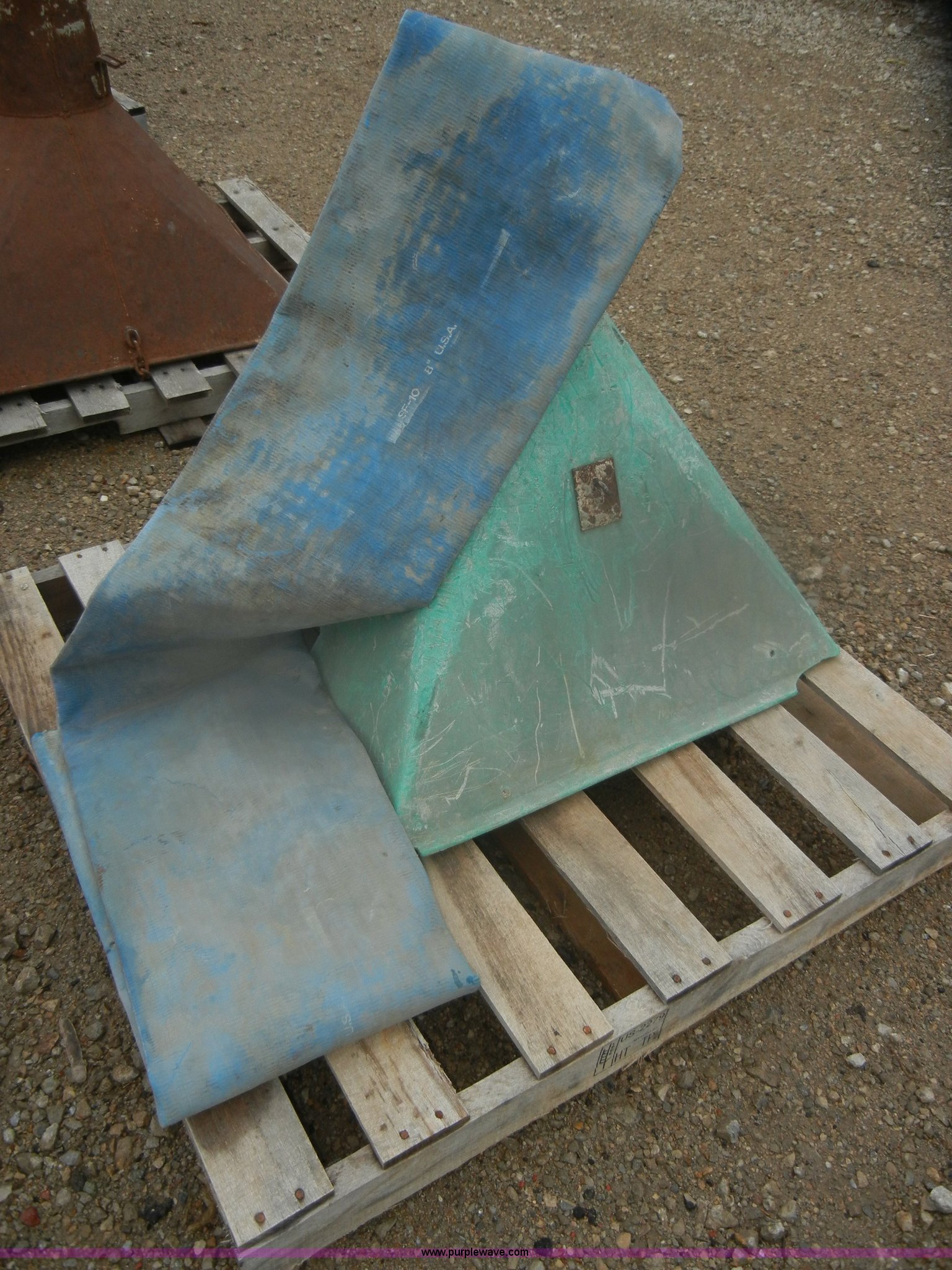 Hard plastic concrete chute with hose in Topeka, KS Item AB9790 sold
