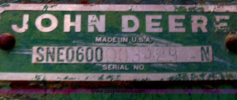 image for item AB9234 John Deere HyCycle 600 self propelled sprayer