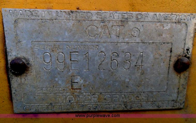 image for item AB9238 1966 Caterpillar 12E motor grader