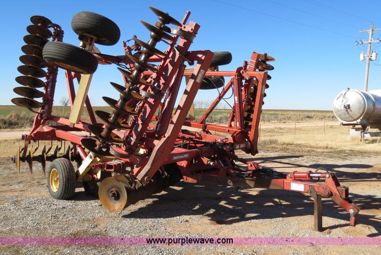 image for item B4558 Krause 2490NR 29' heavy duty flex wing tandem disk