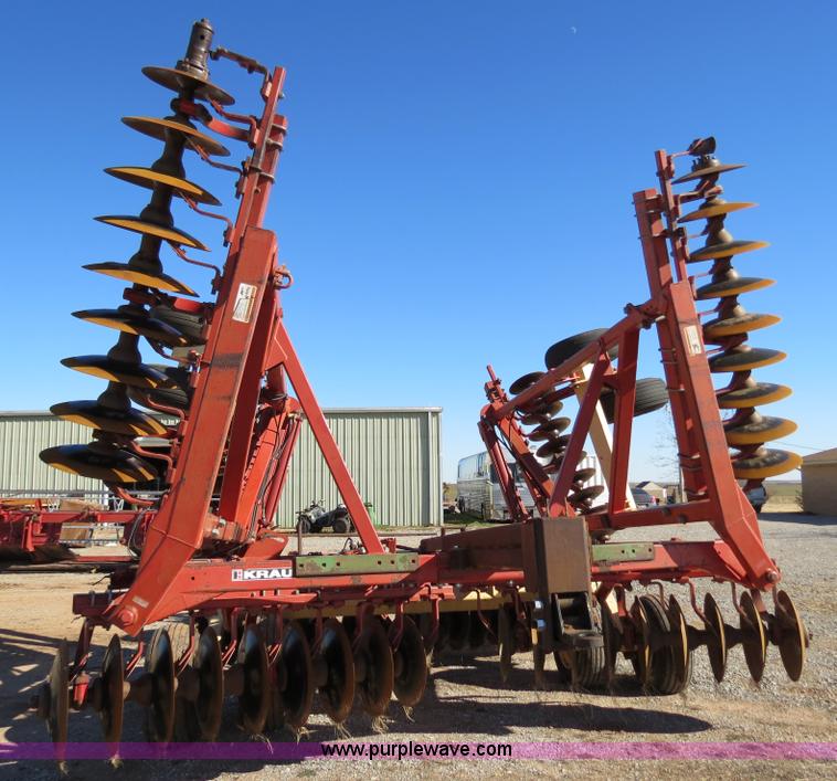 image for item B4558 Krause 2490NR 29' heavy duty flex wing tandem disk