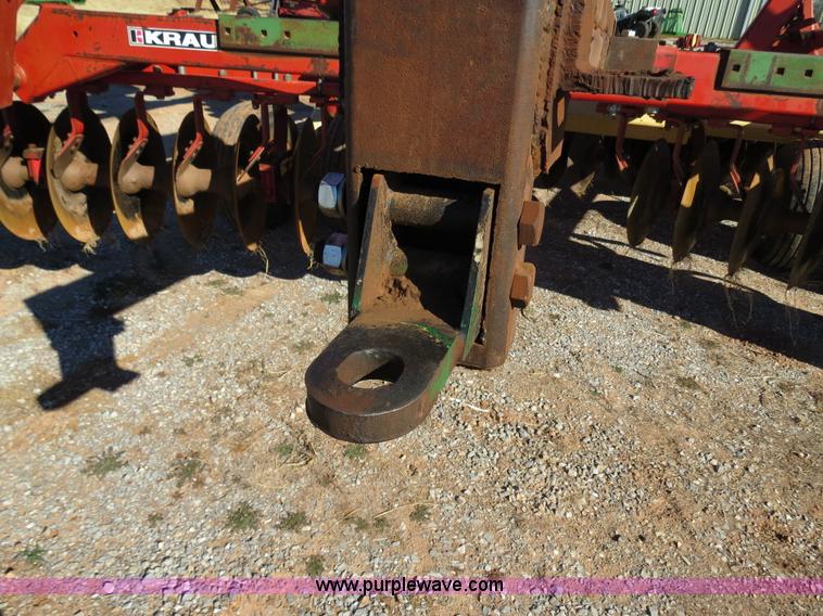 image for item B4558 Krause 2490NR 29' heavy duty flex wing tandem disk