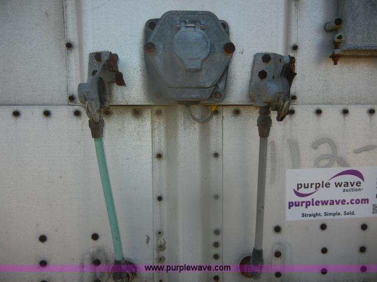 image for item D4582 1980 Guthrie double hopper grain trailer