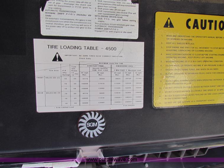 image for item E8298 1985 Ag-Chem Big A 4500 floater