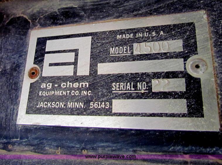 image for item E8298 1985 Ag-Chem Big A 4500 floater