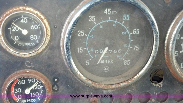 image for item E8353 1983 GMC Big Wheels Brigadier dry spreader truck