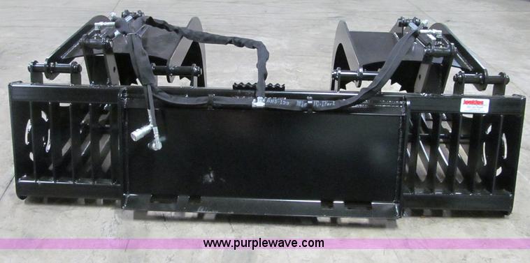 image for item F5895 84" skid steer skeleton rock grapple bucket