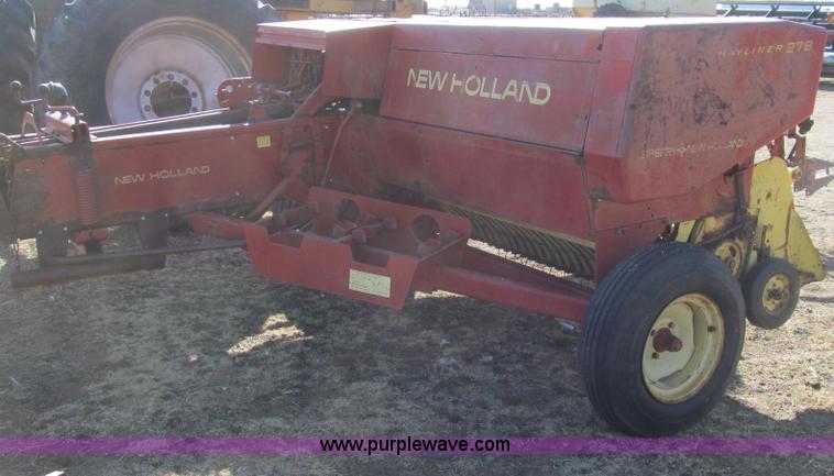 image for item G5593 New Holland 278 small square baler