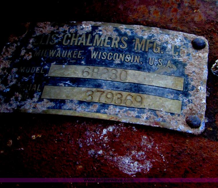 image for item G5595 Allis Chalmers R Gleaner Baldwin combine