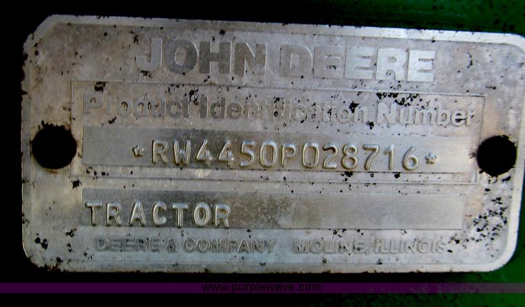 image for item G5627 1988 John Deere 4450 tractor