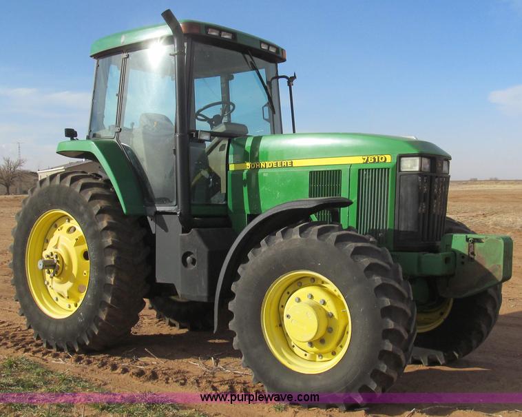 image for item G5628 2002 John Deere 7610 MFWD tractor