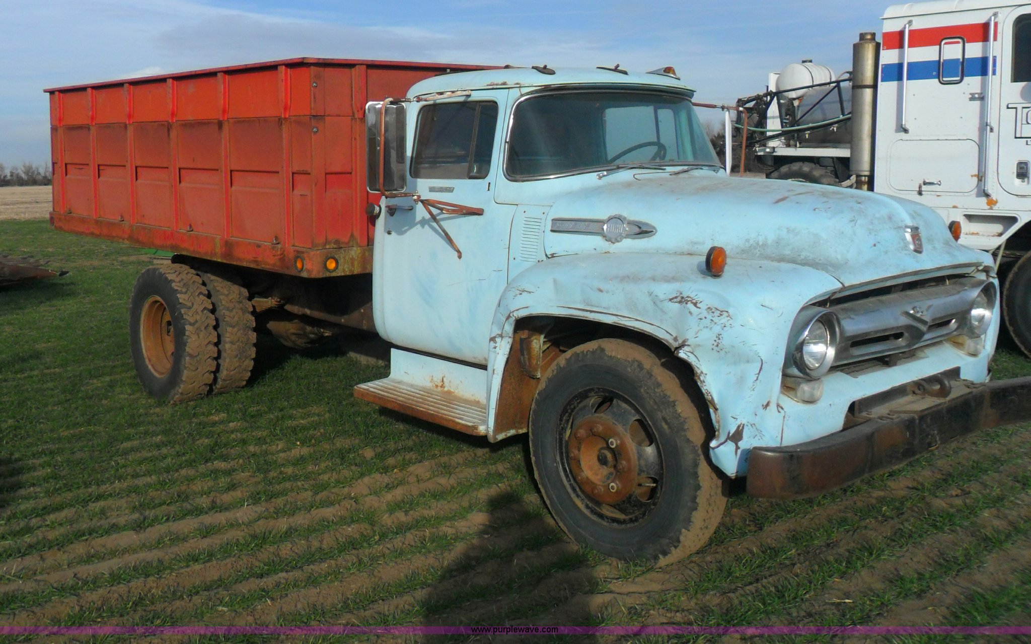 1956 Ford F700 Truck Item Ab9239 Sold February 13 Ag Eq. Ab9239 For Item 1956 Ford F700 Truck. Ford. Ford F700 Truck Headlight Parts Diagrams At Scoala.co