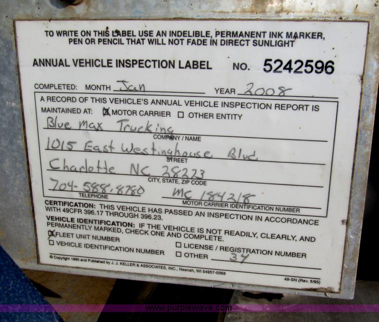 image for item B5321 2001 Sterling LT9501 tri axle dump truck