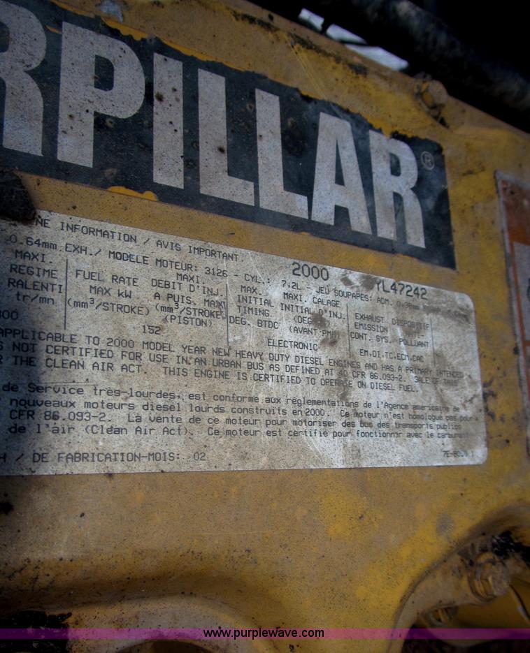 image for item B5322 2000 Sterling LT8500 tri axle dump truck