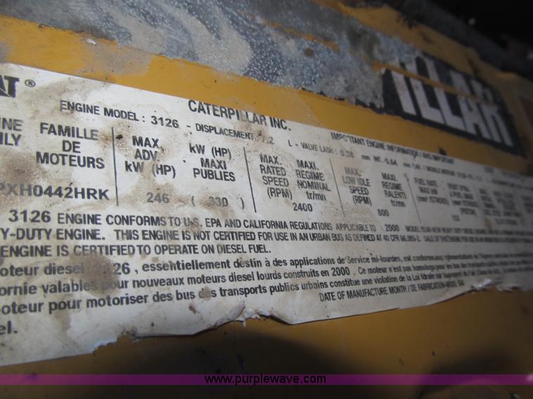 image for item B5324 2001 Sterling LT9501 tri axle dump truck