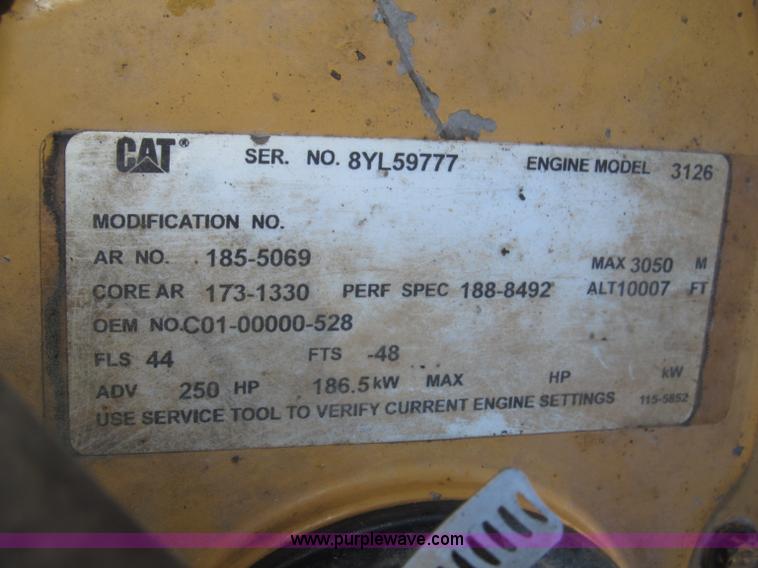 image for item B5325 2001 Sterling LT9501 tri axle dump truck