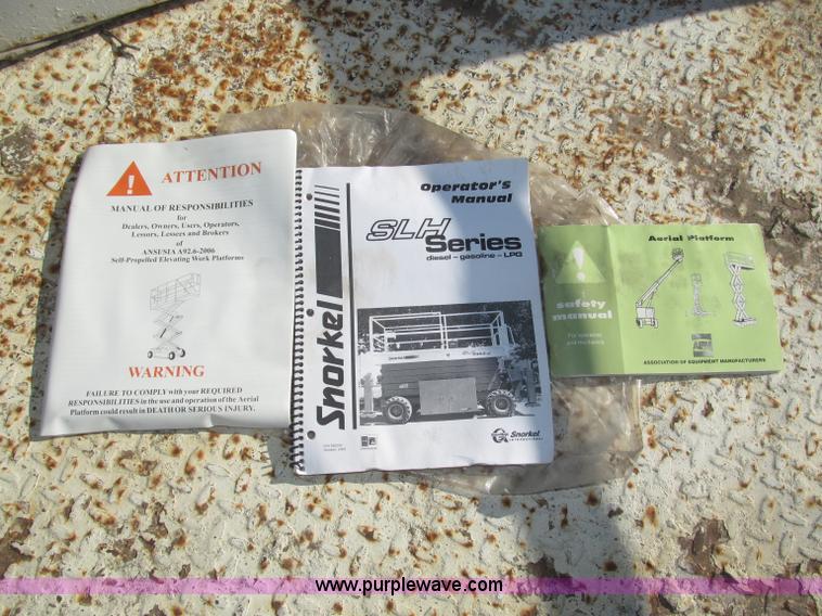 image for item B5326 Snorkel SLH2584HD RT scissor lift