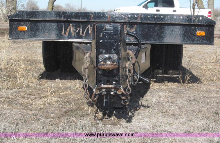 image for item B5327 1980 Miller 20T tilt deck tandem axle trailer