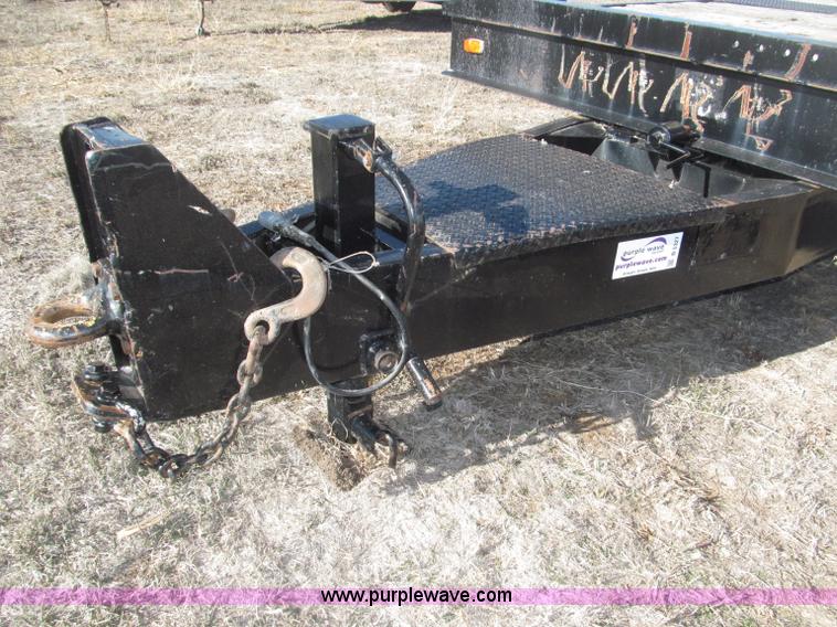 image for item B5327 1980 Miller 20T tilt deck tandem axle trailer