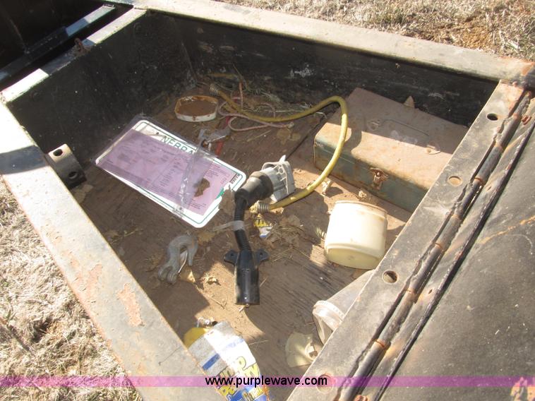 image for item B5327 1980 Miller 20T tilt deck tandem axle trailer