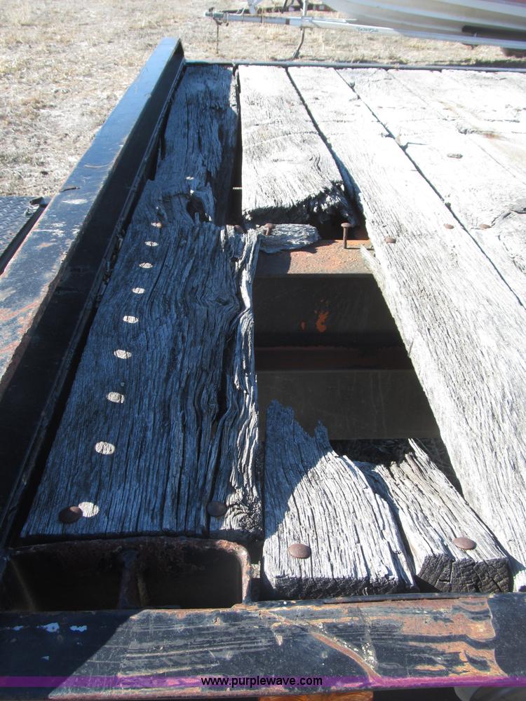 image for item B5327 1980 Miller 20T tilt deck tandem axle trailer