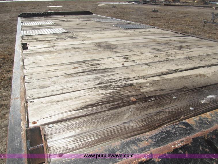 image for item B5327 1980 Miller 20T tilt deck tandem axle trailer