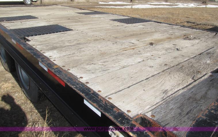 image for item B5327 1980 Miller 20T tilt deck tandem axle trailer