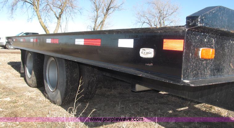 image for item B5327 1980 Miller 20T tilt deck tandem axle trailer