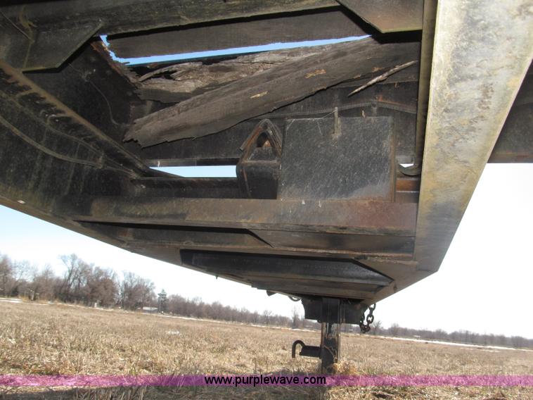 image for item B5327 1980 Miller 20T tilt deck tandem axle trailer