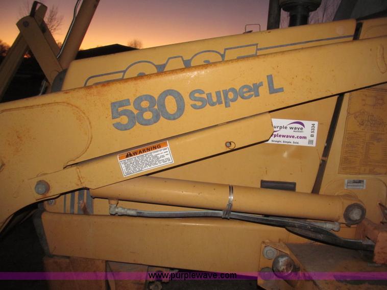 image for item B5334 1995 Case 580 Super L extendahoe backhoe