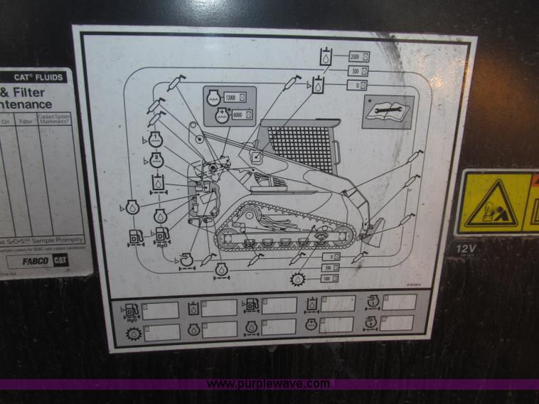 image for item B5339 2005 Caterpillar 287B track skid steer