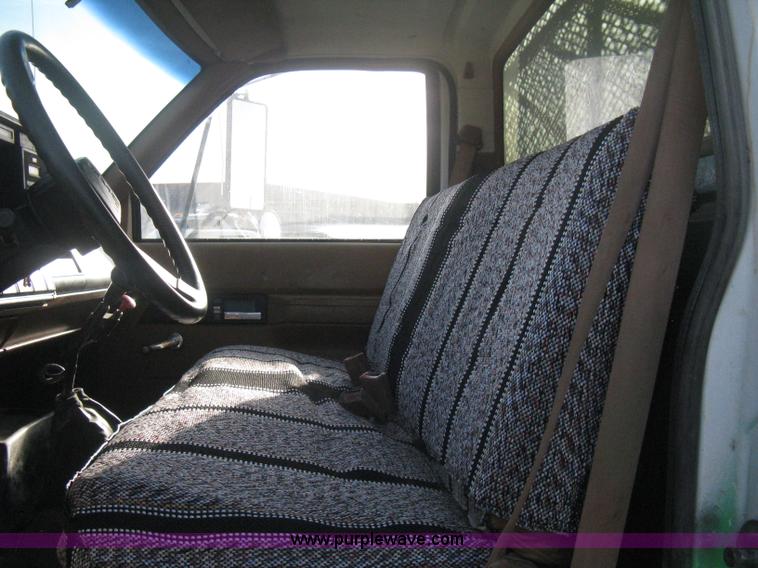 image for item B8349 1992 GMC TopKick concrete form cage truck