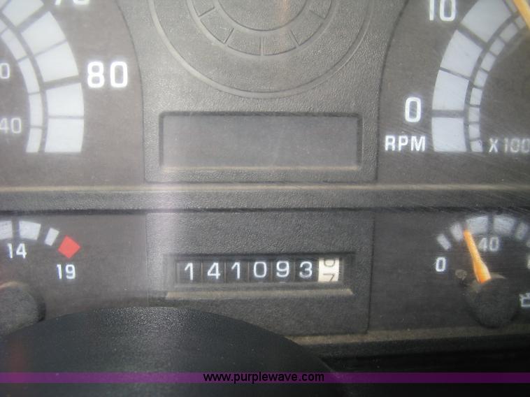 image for item B8349 1992 GMC TopKick concrete form cage truck