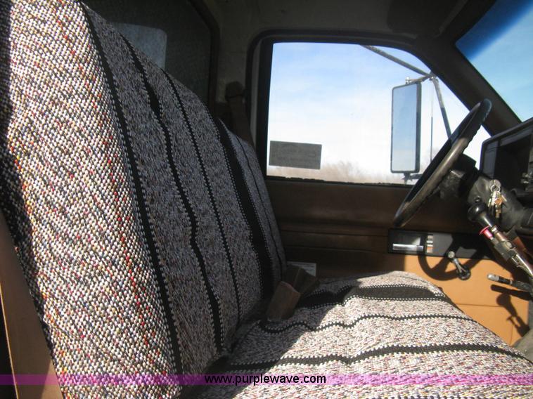 image for item B8349 1992 GMC TopKick concrete form cage truck